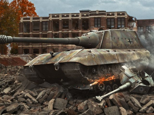 Стрим игры Ground War: Tanks от Готи (stream, обзор игры). Самый читерный танк