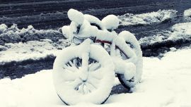 Зима Велосипед